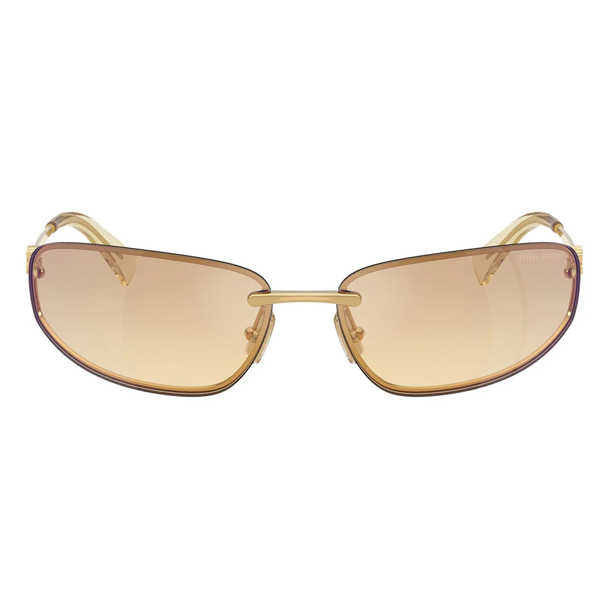 Miu Miu Gold Sunglasses