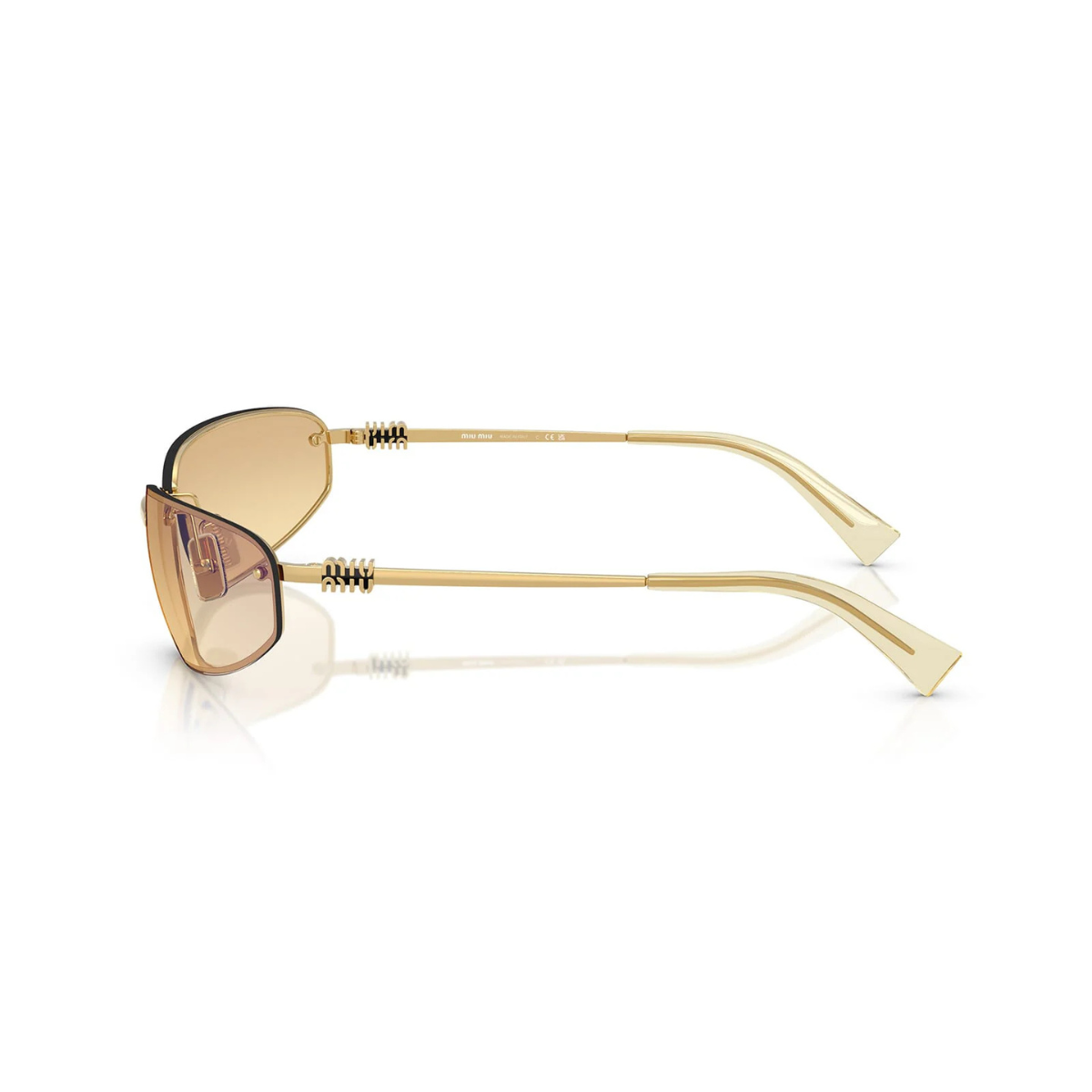 Miu Miu Gold Sunglasses