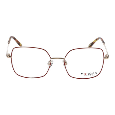 Morgan Metal Red Gold Glasses