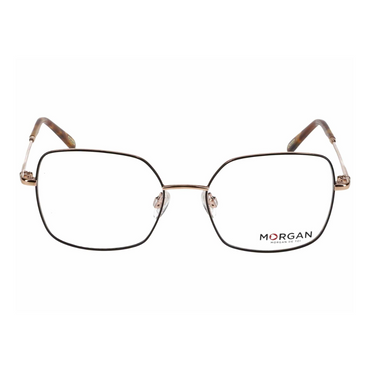 Morgan Metal Black Gold Glasses