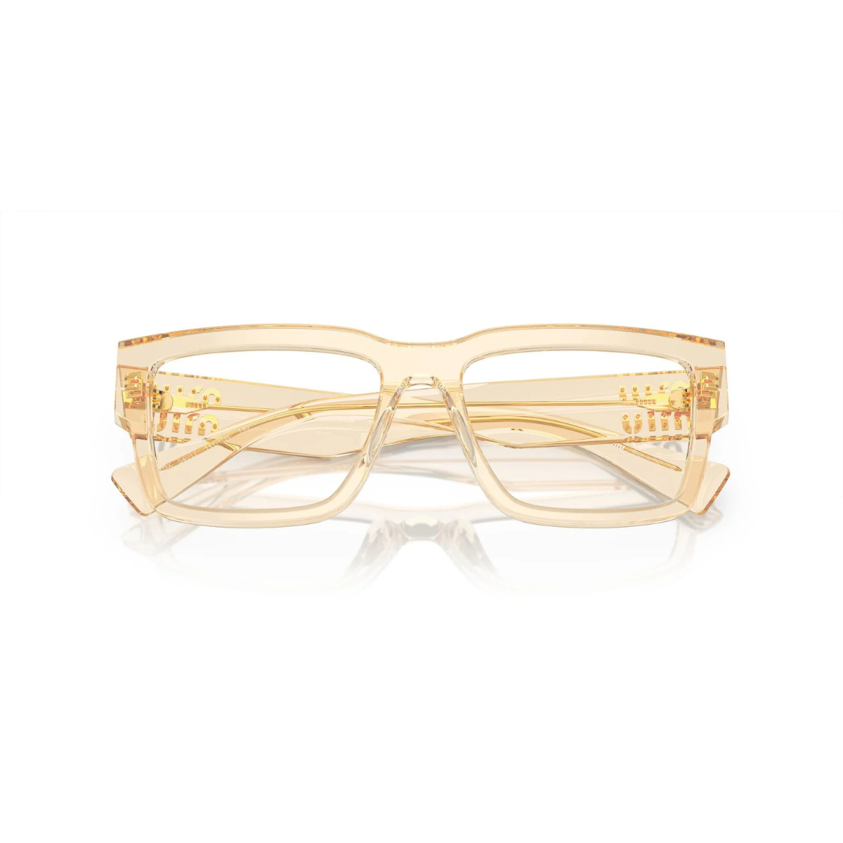 Crystal Plastic Glasses miu miu