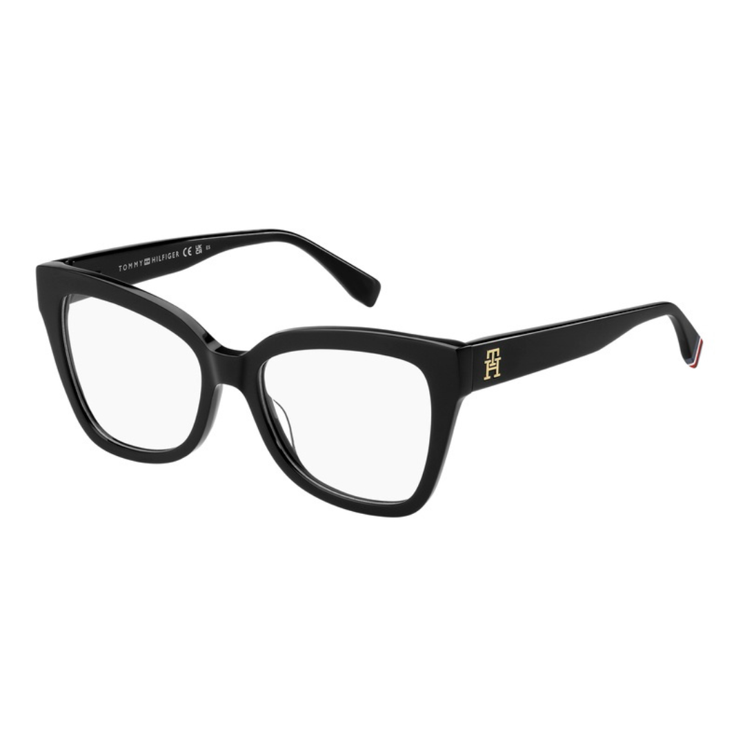 Tommy Hilfiger treknas melnas brilles