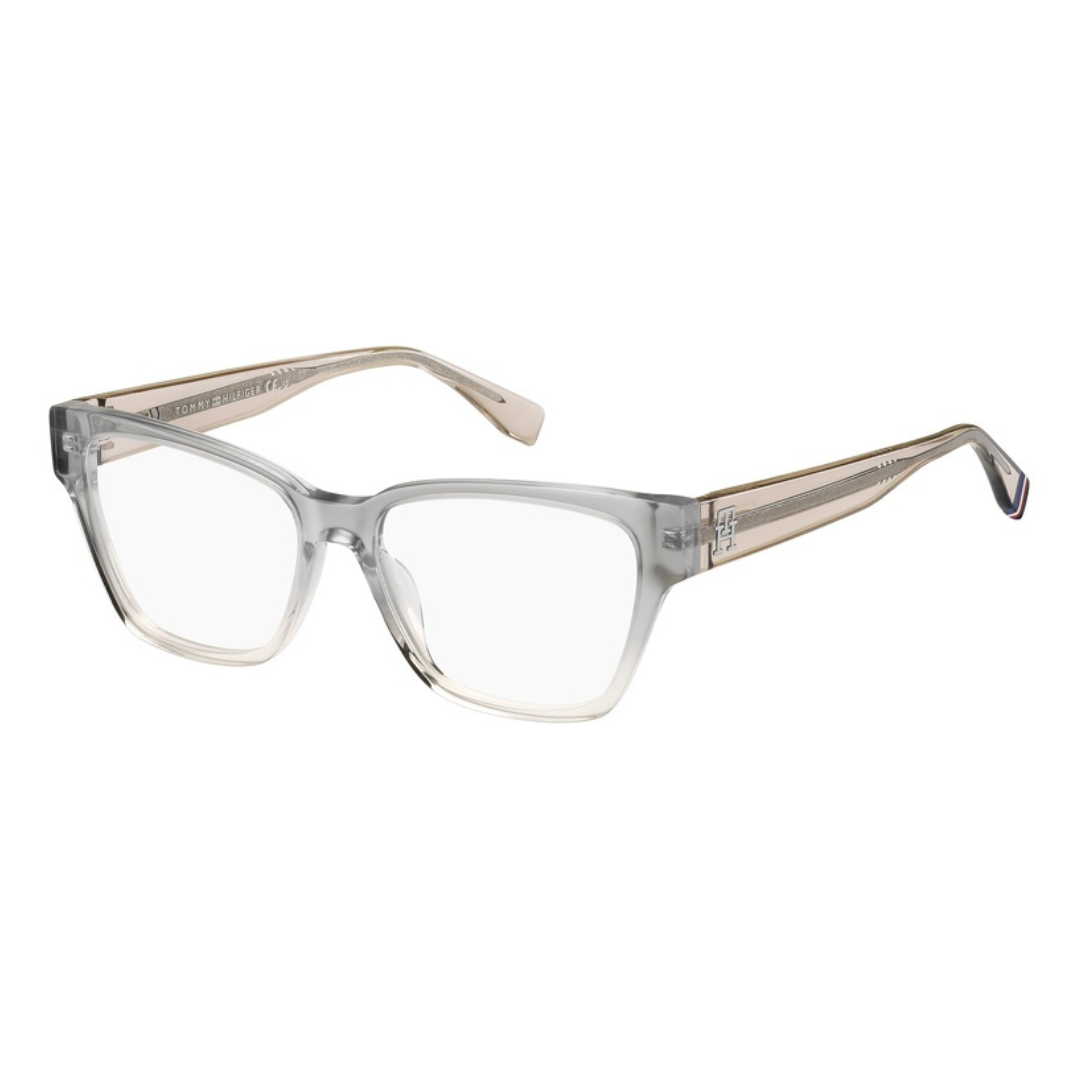 Tommy Hilfiger caurspīdīgas pelēkas brilles