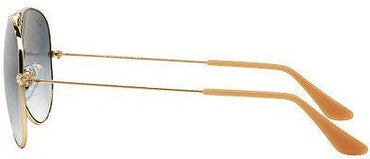 RayBan Gold Aviator Sunglasses