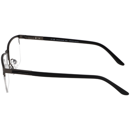 Jaguar Metal Semi Rimless Grey Glasses