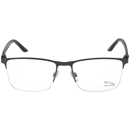 Jaguar Metal Semi Rimless Grey Glasses