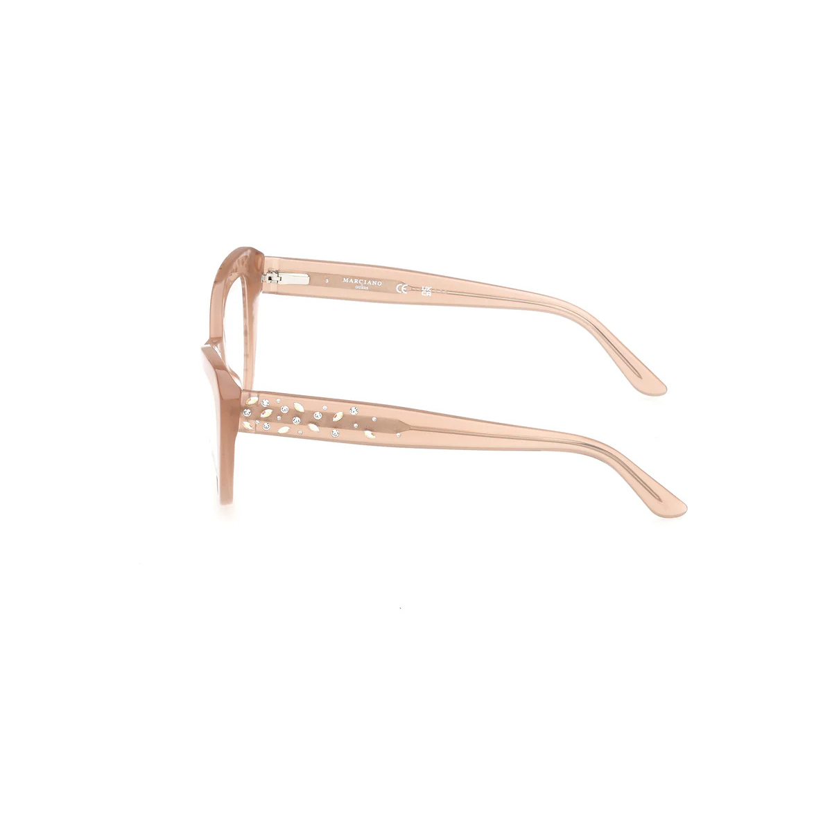 Guess Beige Plastic Glasses