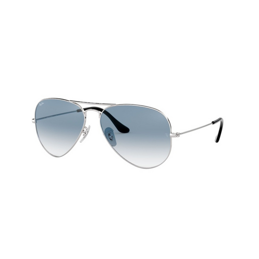 RayBan Silver Aviator Sunglasses