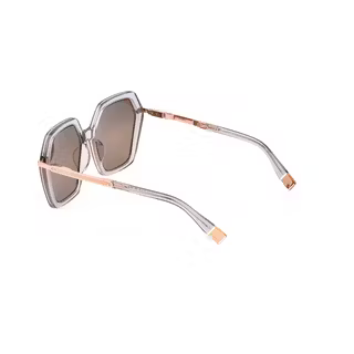 Furla Grey Gold Plastic Sunglasses