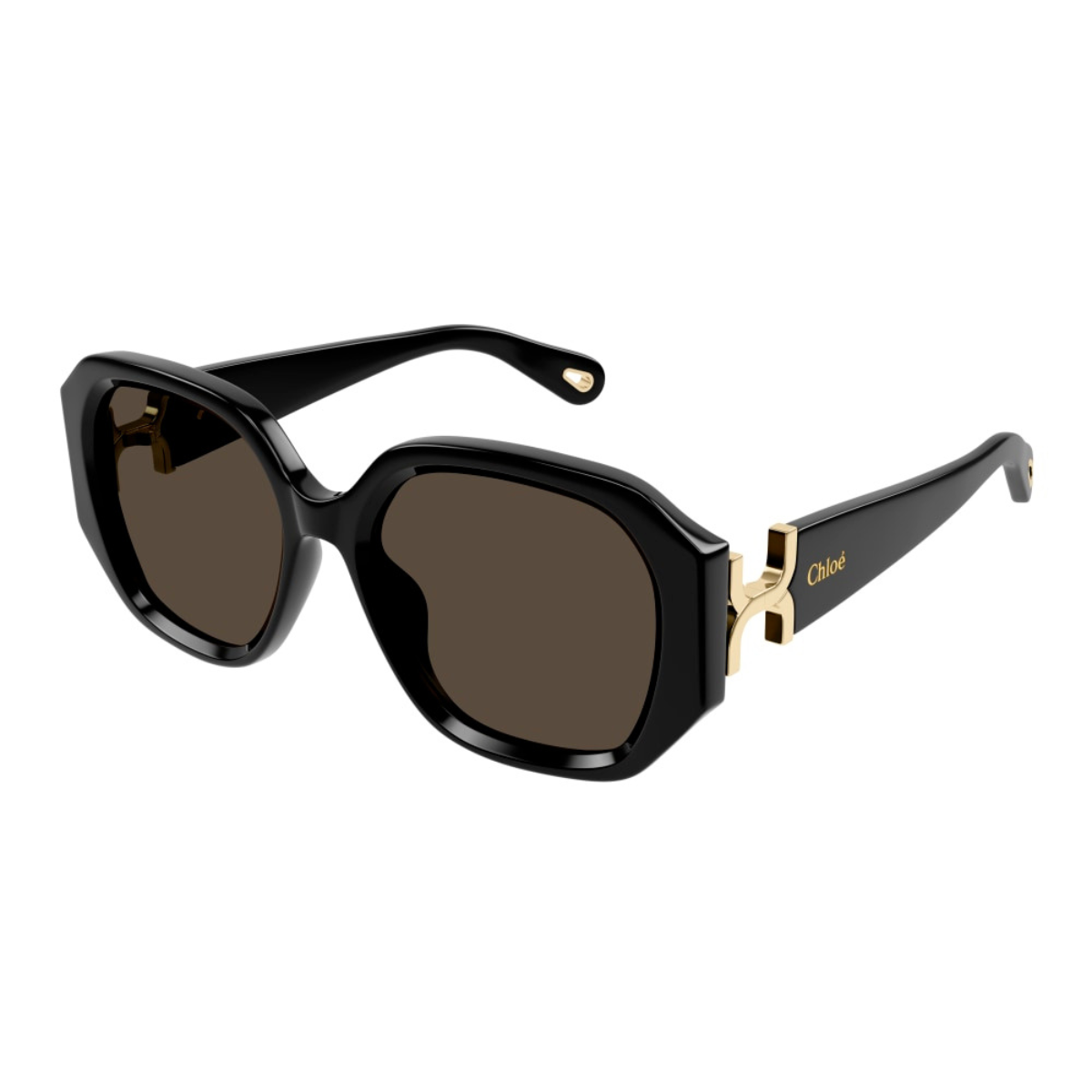 Chloe Black Plastic Sunglasses