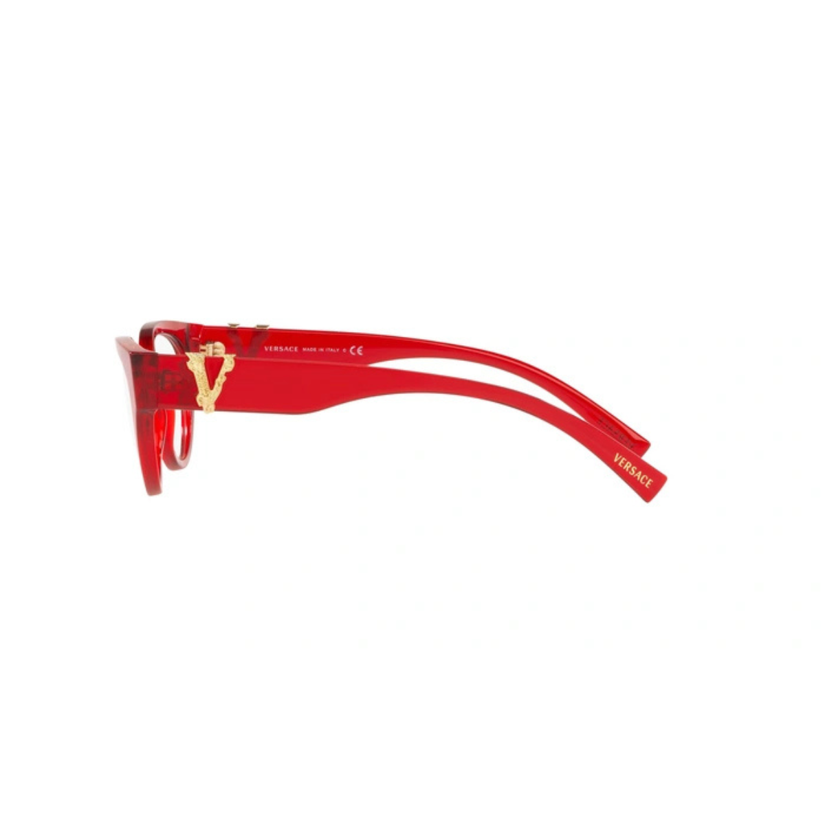 Versace Red Plastic Glasses