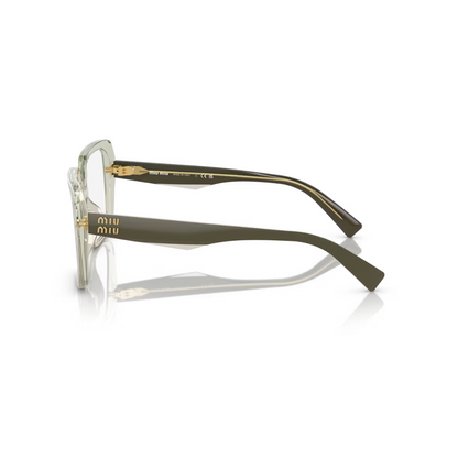 Miu Miu Gold Plastic Glasses