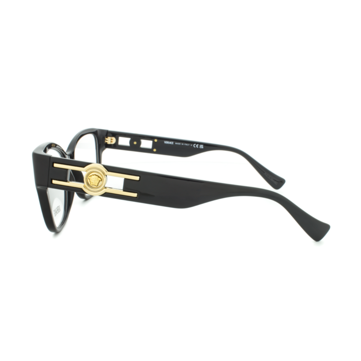 Versace Black Gold Plastic Glasses