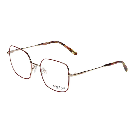 Morgan Metal Red Gold Glasses