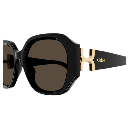 Chloe Black Plastic Sunglasses