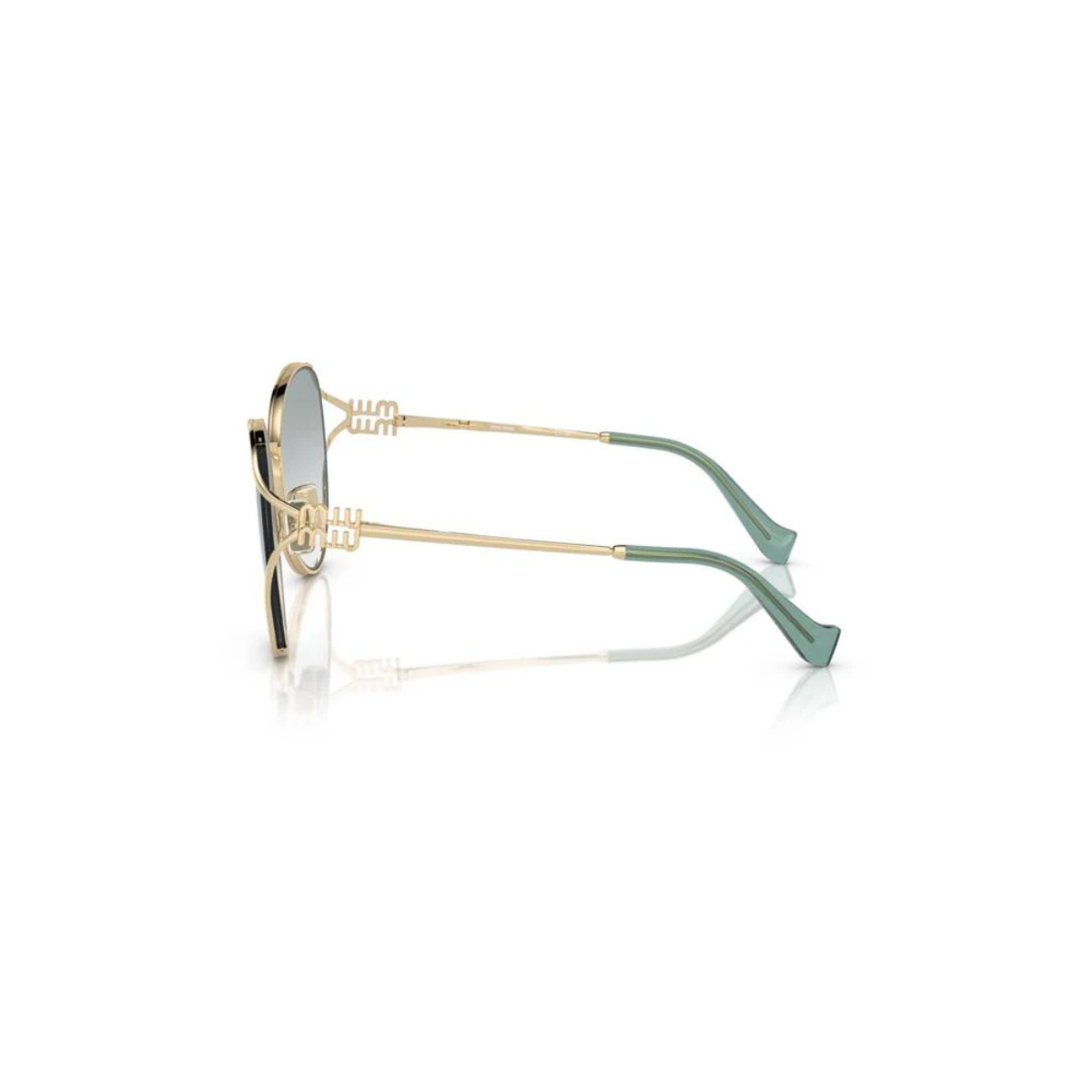 Miu Miu Gold Metal Sunglasses