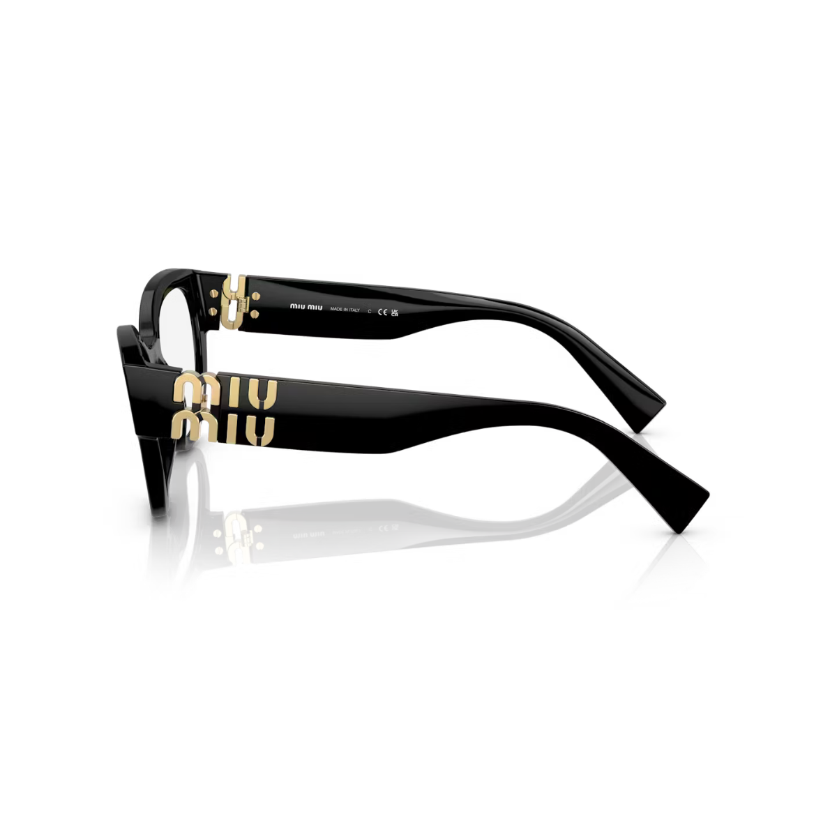 Miu Miu Black Gold Glasses