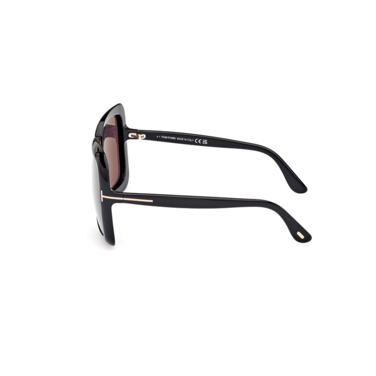 Tom Ford Black Plastic Sunglasses