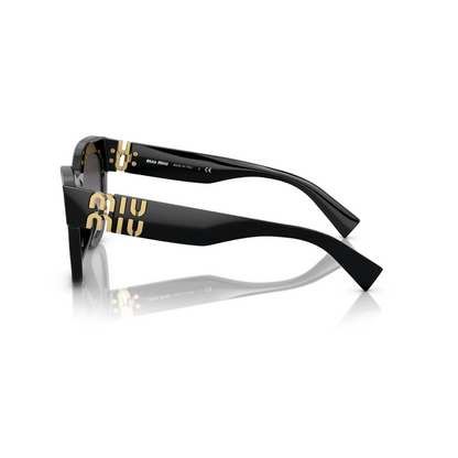 Miu Miu Black Gold Sunglasses