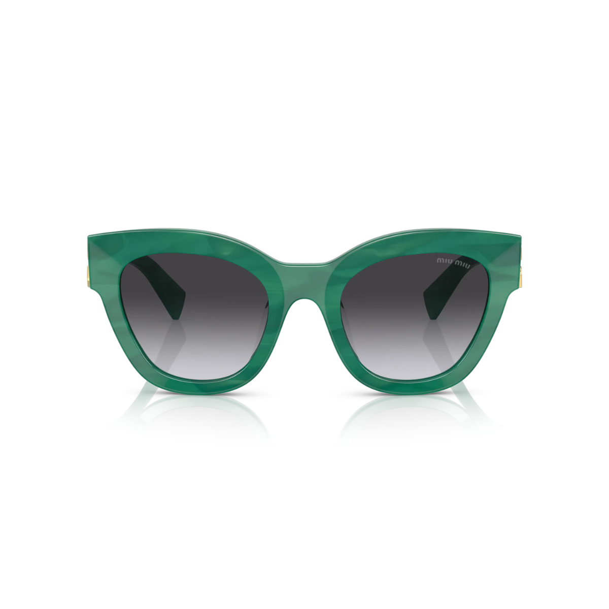 Miu Miu Green Gold Sunglasses