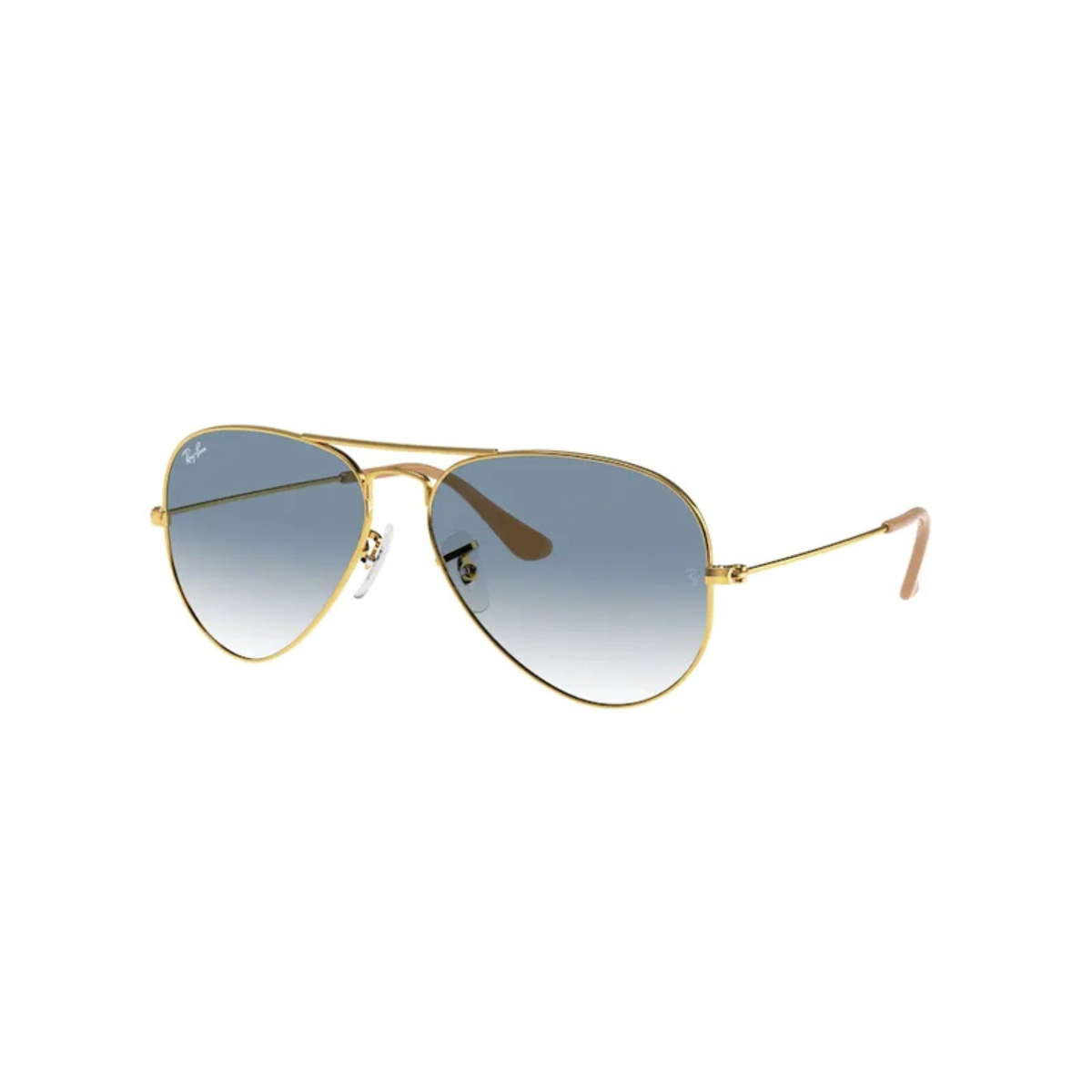 RayBan Gold Aviator Sunglasses