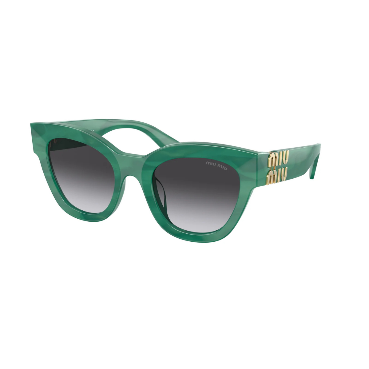 Miu Miu Green Gold Sunglasses