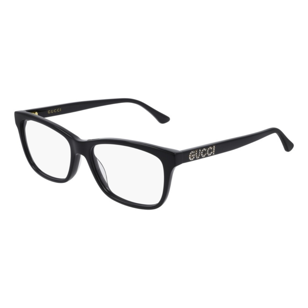 Gucci Black Encrusted Logo Glasses