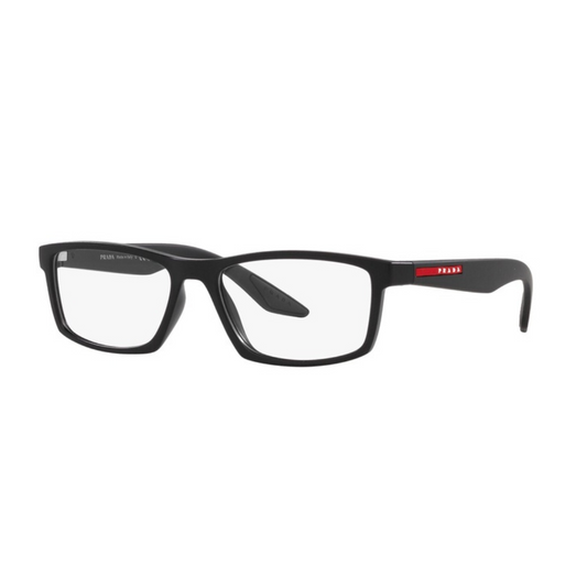 Prada Black with Red Stripe Glasses