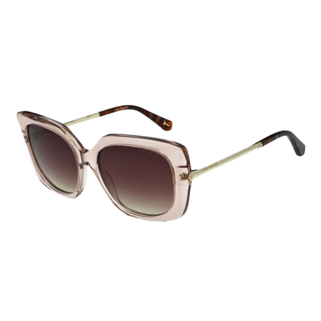 Ted Baker Clear Pink and Brown Sunglasses