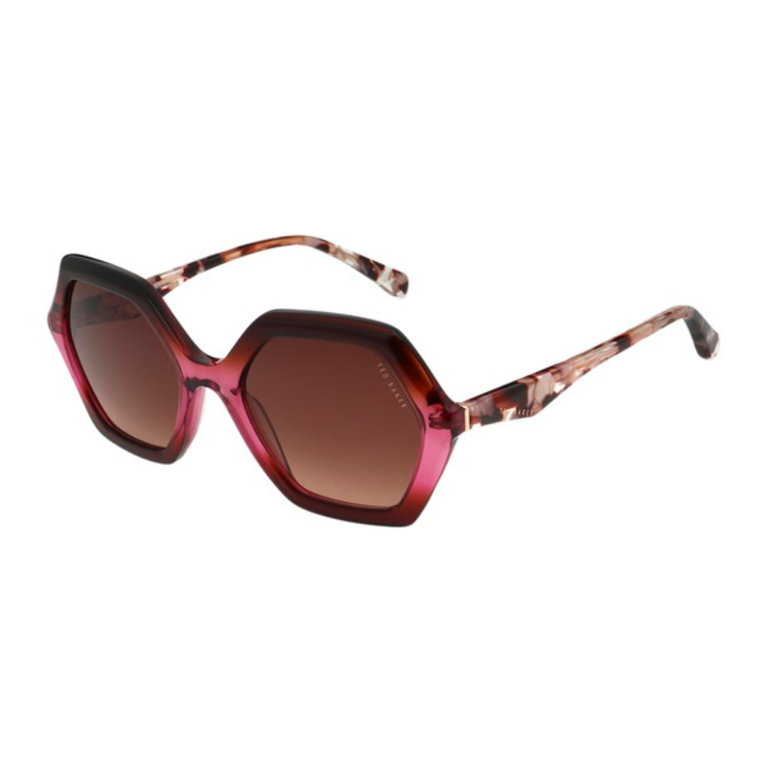 Ted Baker Hexagon Pink Sunglasses