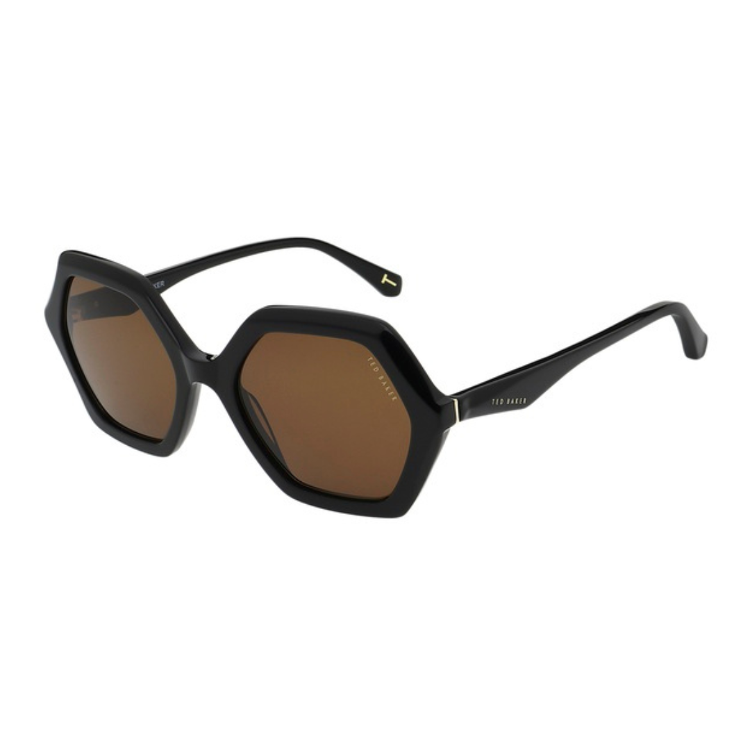 Ted Baker Hexagon Black Sunglasses