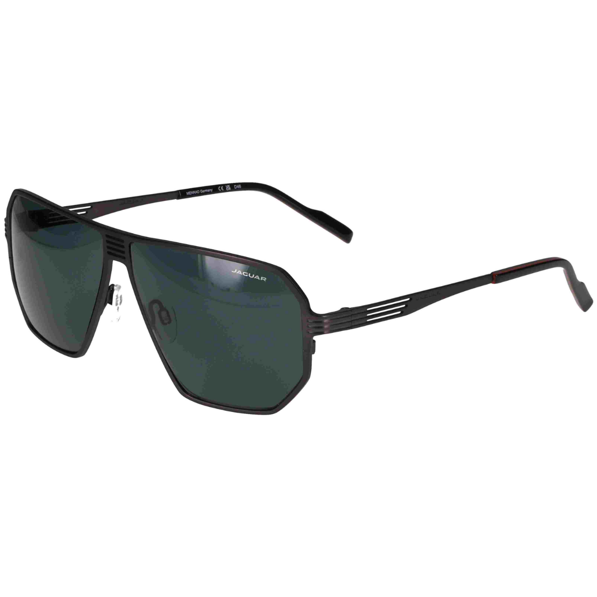 Jaguar Black Metal Polarized Sunglasses