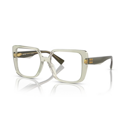 Miu Miu Gold Plastic Glasses